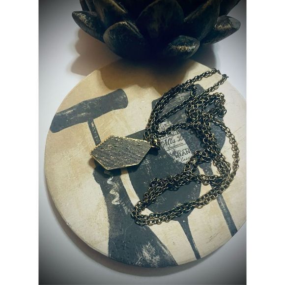 Peach MOONSTONE BROWN NATURAL BOHO STONE HAND-CRAFTED HEALING CRYSTAL NECKLACE - Picture 4 of 5